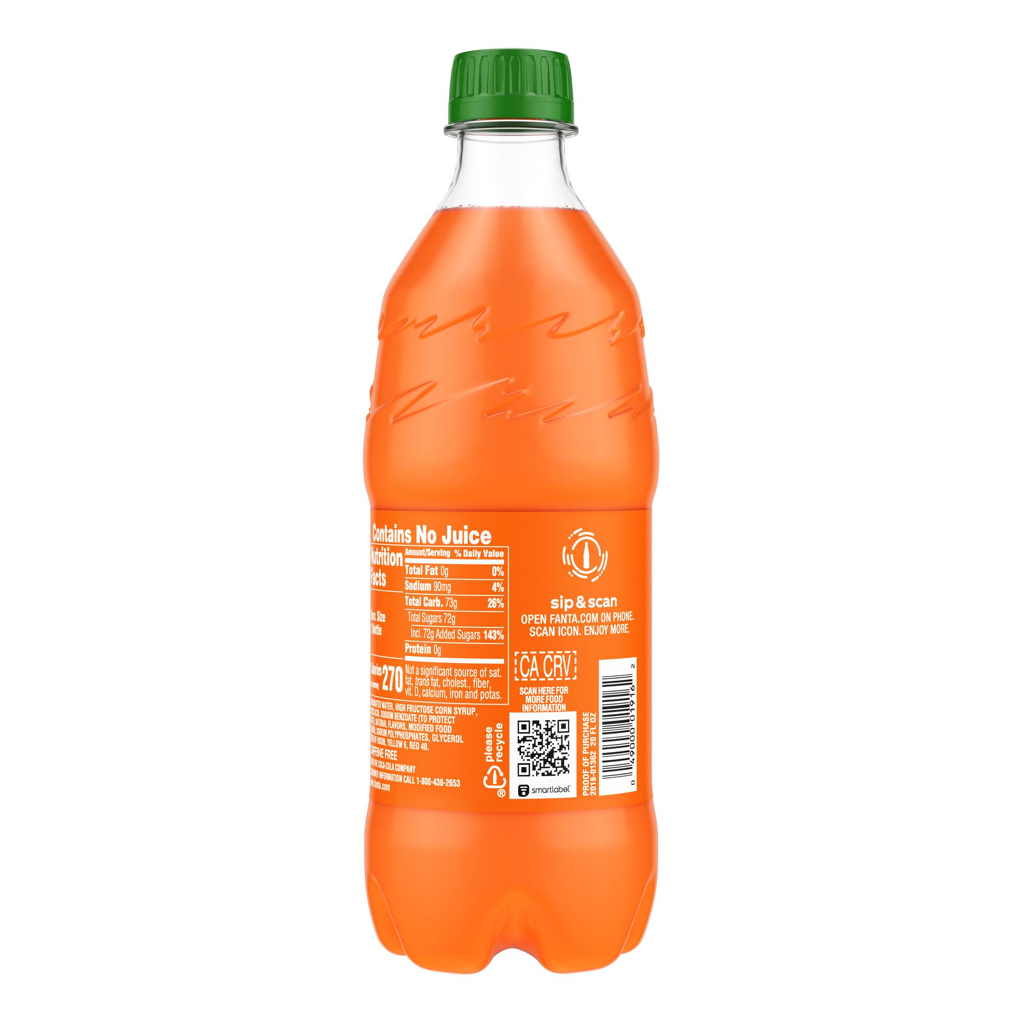 Fanta® Orange Soda, 20oz.
